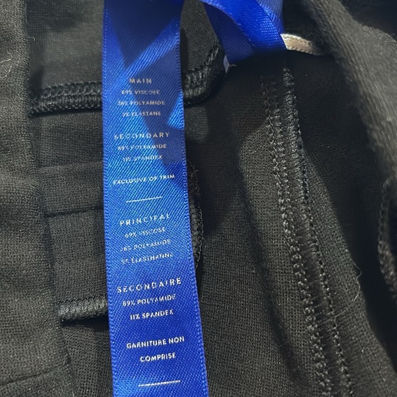 Kit and Ace Black Cuffed York Pants Pull On Stretchy Trousers sz 6 - Picture 11 of 11